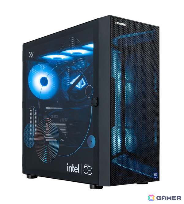 FRONTIER「インテル50周年記念モデル」発売！Core Ultra 7 270K Plus＆GeForce RTX 50シリーズ搭載、50台限定の画像1
