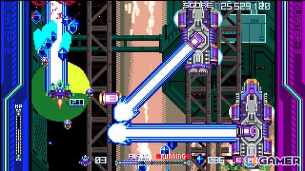 合体攻撃で敵弾ごと破壊する2人協力プレイ対応の縦スクロールSTG「Raging Blasters 2」体験版が公開!の画像