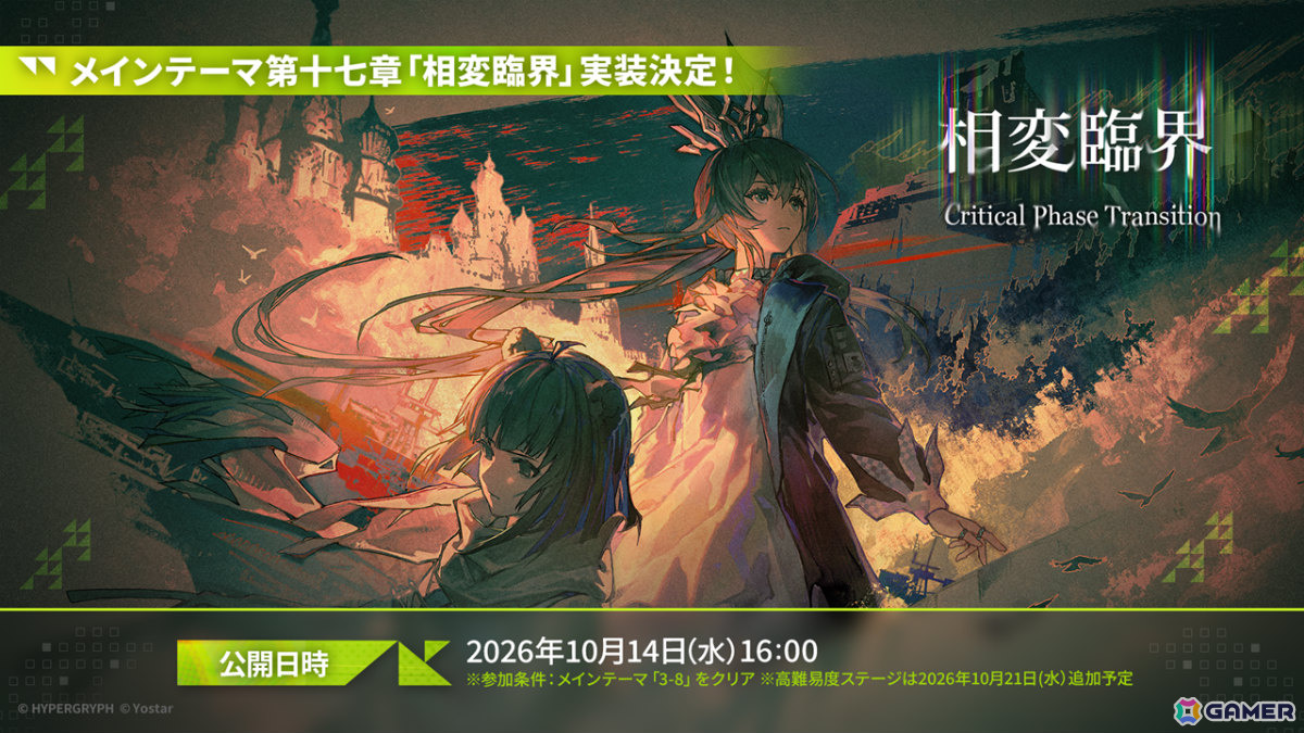 「アークナイツ」ケルシー・エスペランタやクロージャがメインテーマ第十七章「相変臨界」と共に登場！ハルカ（CV：豊田萌絵）のASMRや初の長時間生放送もの画像