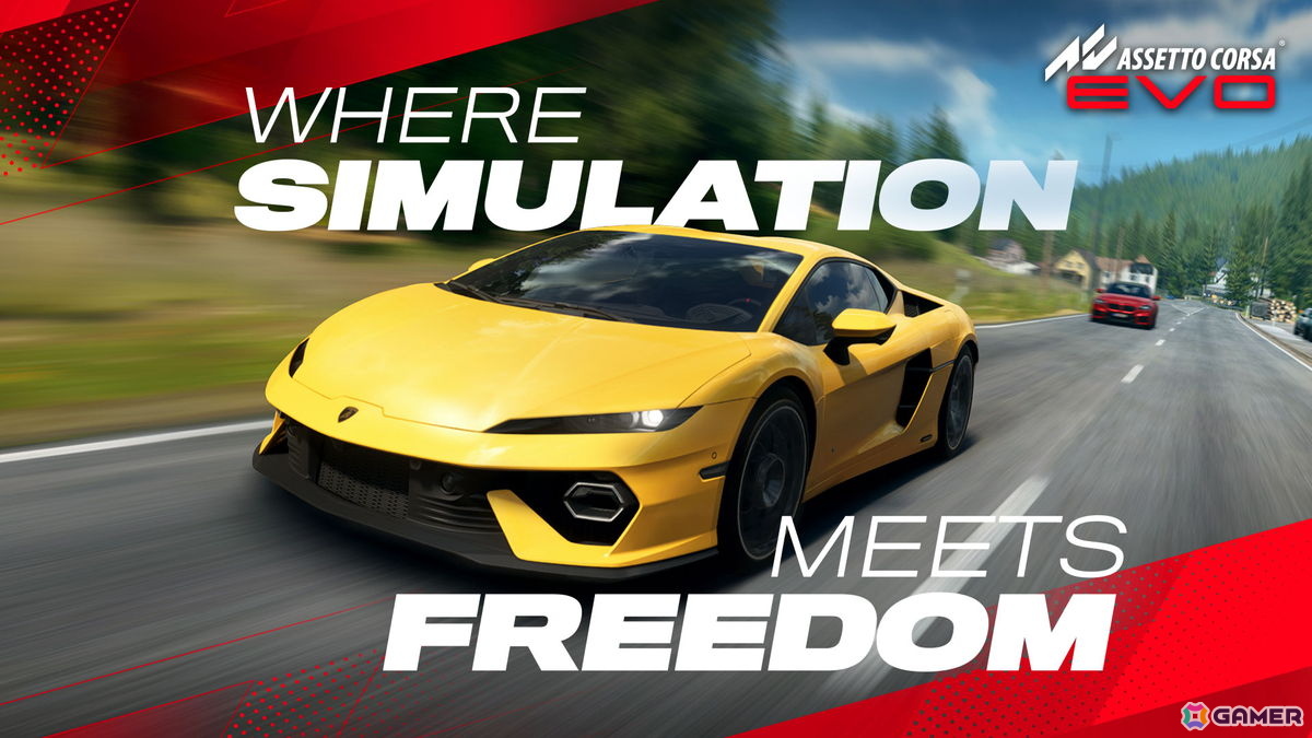 「Assetto Corsa EVO」オープンワールドを自由に走れる新機能「フリーローム」が発表!1:1スケールで再現されたドイツ・アイフェル地方を実装の画像