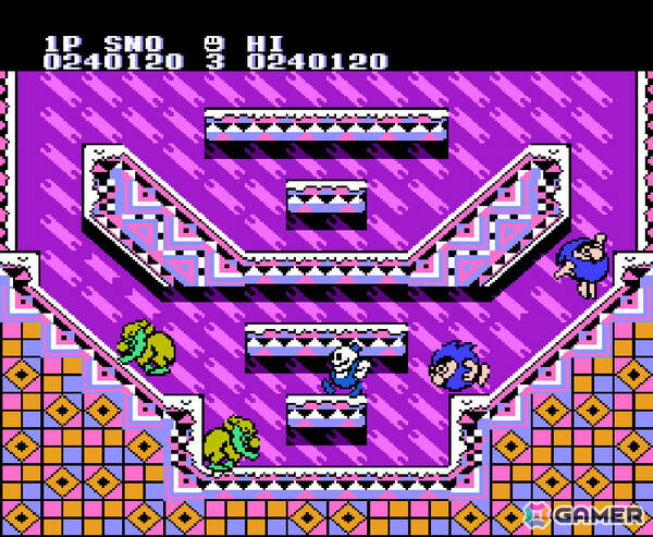8BIT版「スノーブラザーズ」がゲームカセットとして復刻！スペシャルバージョンの「8ビットポケットV2」も数量限定で登場の画像