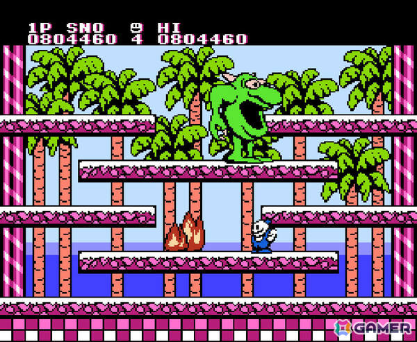8BIT版「スノーブラザーズ」がゲームカセットとして復刻！スペシャルバージョンの「8ビットポケットV2」も数量限定で登場の画像