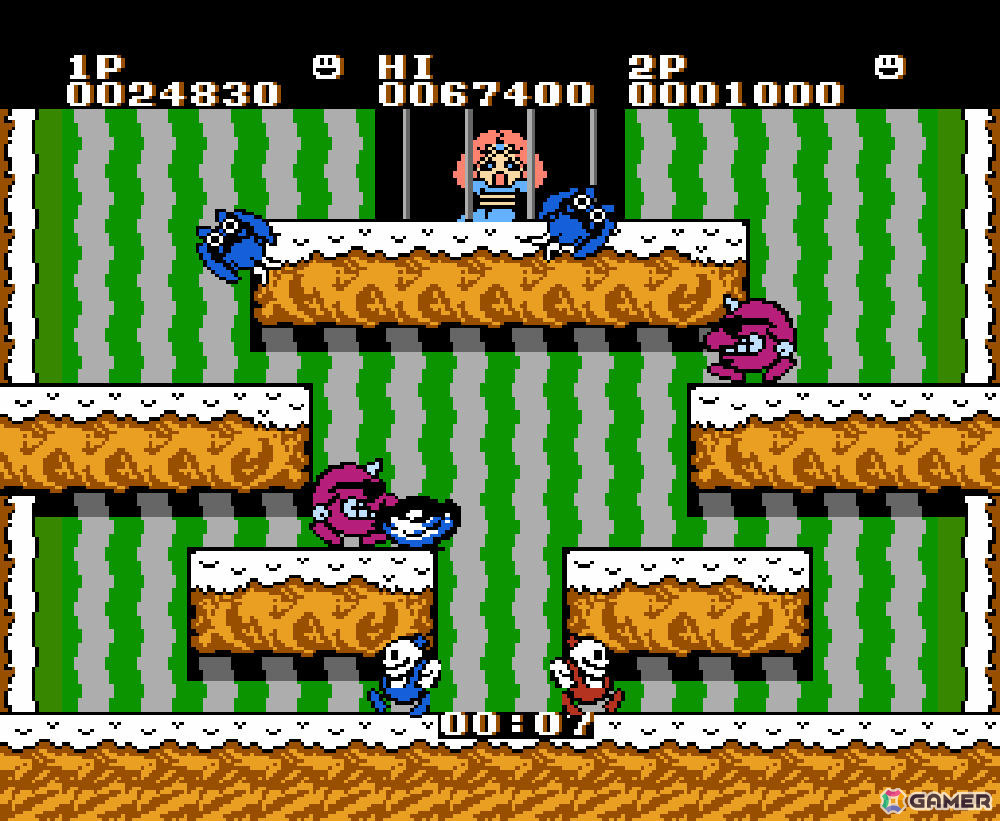 8BIT版「スノーブラザーズ」がゲームカセットとして復刻！スペシャルバージョンの「8ビットポケットV2」も数量限定で登場の画像7