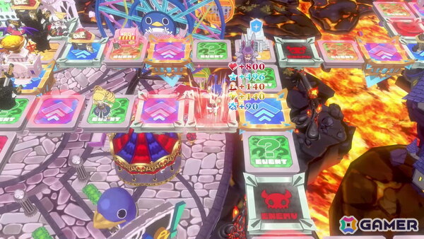 「みんなでポイっと！プリニーすごろく」通常とは異なるプレイスタイルでスゴロクバトルを楽しもう！「魔界戦記ディスガイア」シリーズおなじみの風景も再現の画像10