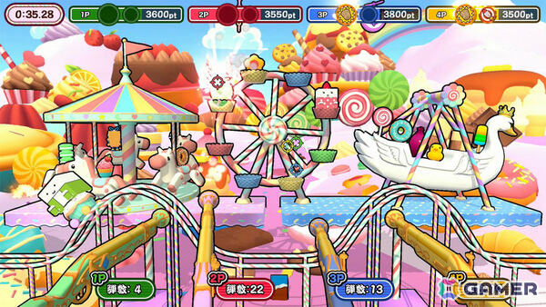 最大4人で楽しめるカジュアル射的アクション「超射的バトル」が配信!アイテムをうまく使えば一発逆転のチャンスもの画像