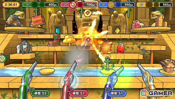 最大4人で楽しめるカジュアル射的アクション「超射的バトル」が配信!アイテムをうまく使えば一発逆転のチャンスもの画像