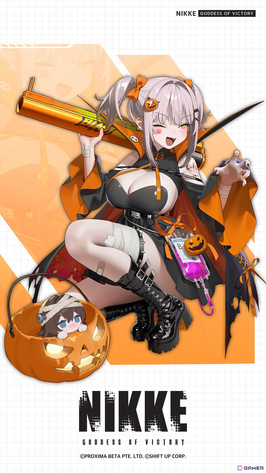 「勝利の女神：NIKKE」新バージョン「LITTLE WITCH TRICK」が実装！ハロウィンに合わせて魔女に変身したベロータがSSRニケとして登場の画像