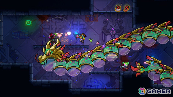 最大4人でサイバーパンク×神話のドット世界を暴れ回るローグライクアクション「Neon Abyss 2」が正式リリース!CS版も登場の画像