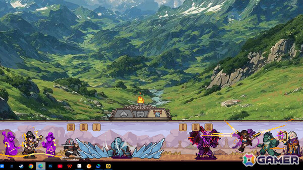 タスクバー上で繰り広げられるJRPG風の放置バトル＆育成ゲーム「ファンタジー放置遠征隊」が正式リリース！の画像