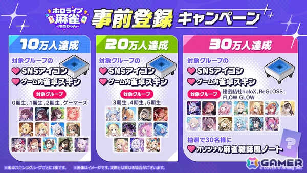 ホロライブのタレント総勢37名が参加する麻雀ゲーム「ホロライブ麻雀 -ホロじゃん-」が2026年に配信！カバーとAimingによる協業タイトルの画像6