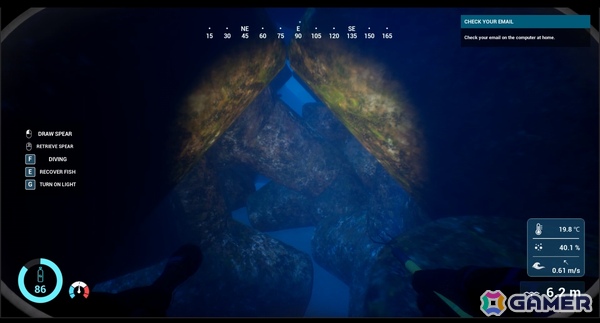 銛一本で魚を突く一人称視点の素潜り漁シミュレーション「SpearDive」デモ版が公開!魚の習性を観察してそれぞれに適した方法で狙おうの画像