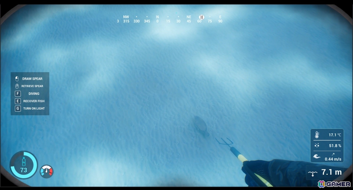 銛一本で魚を突く一人称視点の素潜り漁シミュレーション「SpearDive」デモ版が公開！魚の習性を観察してそれぞれに適した方法で狙おうの画像4