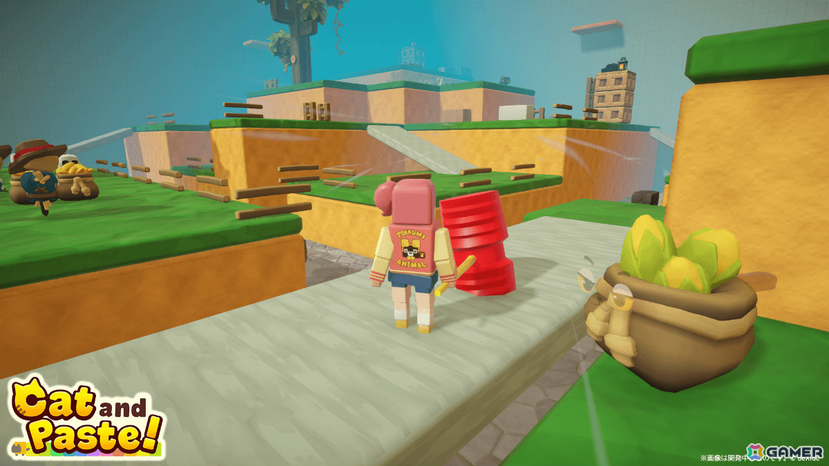 最大16人のはちゃめちゃコピペかくれんぼゲーム「Cat and Paste!」が発表!ステージにある物をコピーして変身、ペーストでニセモノをばらまいて隠れようの画像