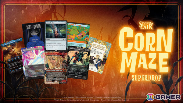 「マジック：ザ・ギャザリング」の「Secret Lair: Corn Maze Superdrop」の予約受付が10月13日より数量限定で開始！の画像1