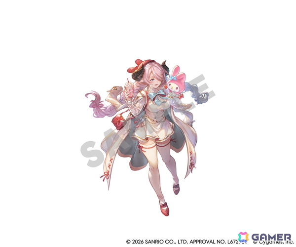 「グラブル」サンリオキャラクターズとのコラボが「グラブルフェス 2026」で実施決定！コラボイラストが公開の画像7