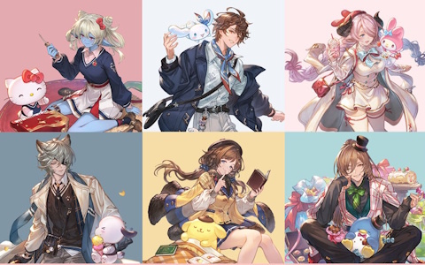 「グラブル」サンリオキャラクターズとのコラボが「グラブルフェス 2026」で実施決定!コラボイラストが公開