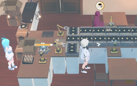 日々の仕事に疲れた主人公がAIロボット少女と共に亡き祖父が遺したカフェを経営する3Dカジュアルゲーム「ラミ：コードとコーヒー」体験版が公開！
