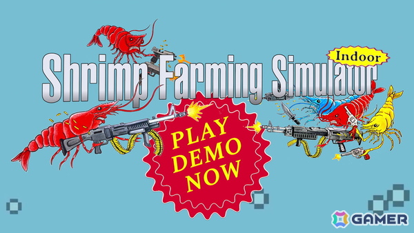 1,700種類以上のエビを発見できる放置系ゲーム「Indoor Shrimp Farming Simulator」の体験版がSteamで配信！の画像1