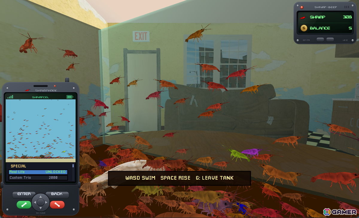 1,700種類以上のエビを発見できる放置系ゲーム「Indoor Shrimp Farming Simulator」の体験版がSteamで配信！の画像4