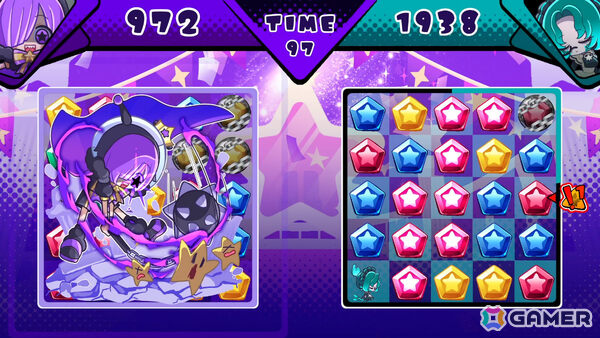 ハイテンポな対戦と爽快なプレイ感が特徴のマッチ3パズルバトル「星爆狂騒夜:スターバースト・フィーバーナイト」体験版が公開!の画像