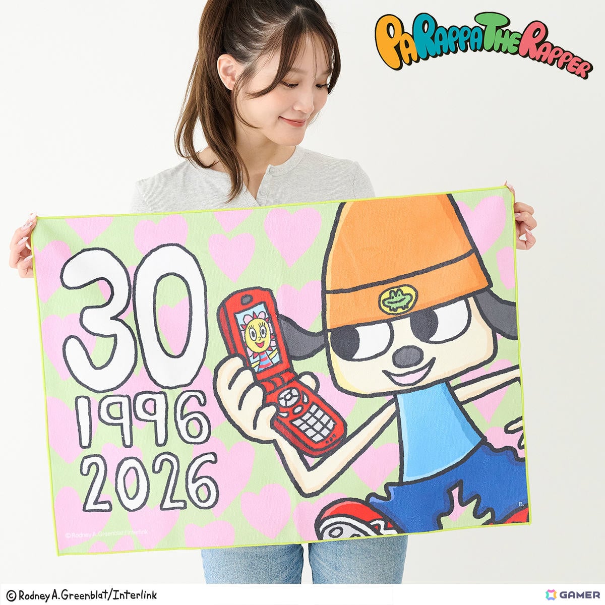 「パラッパラッパー」30周年を記念してキャラクター原作者の描き下ろしイラストを使ったアパレル雑貨商品が登場！の画像