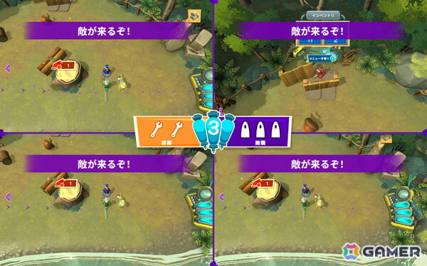 仲間も武器として利用できる最大4人の協力タワーディフェンス・パーティーゲーム「ハック＆スタック」Steam版が発売！の画像
