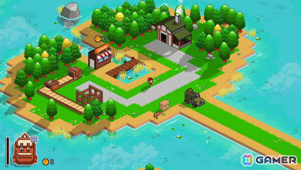 伝説の木こりを目指すドット絵インクリメンタルゲーム「LumberBoy」無料体験版が公開！加工した木材を売って斧と身体能力を限界まで鍛え上げようの画像2