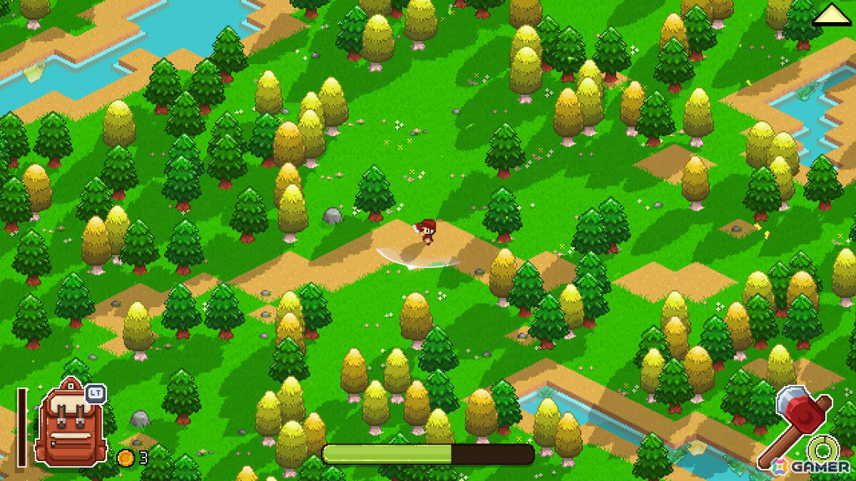 伝説の木こりを目指すドット絵インクリメンタルゲーム「LumberBoy」無料体験版が公開！加工した木材を売って斧と身体能力を限界まで鍛え上げようの画像4