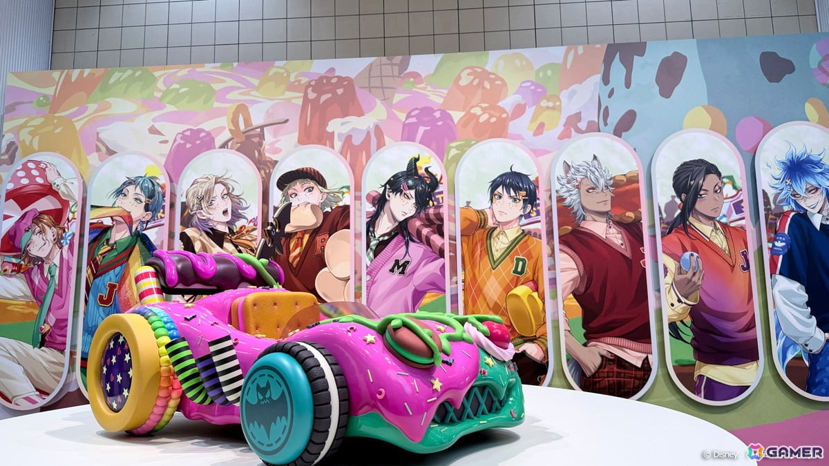 「ディズニー ツイステッドワンダーランド」リリアのカートが渋谷に登場!「シュガー・レース」開催記念の大型広告を展開の画像