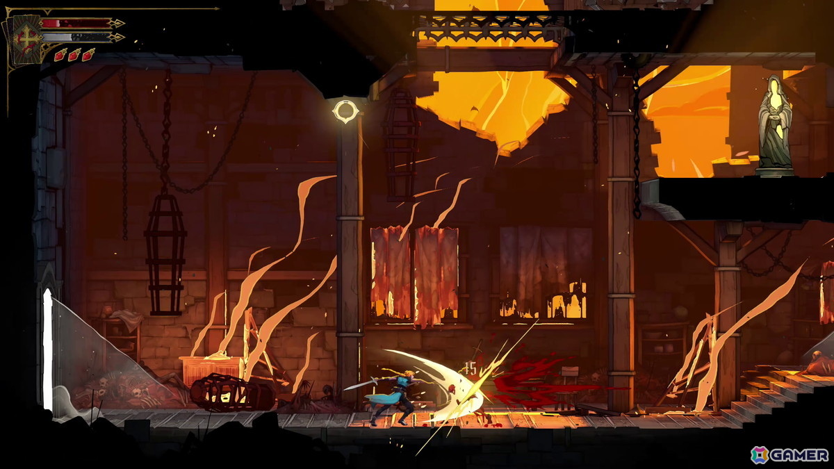 「Castlevania: Belmont's Curse」レビュー：かなり手強い、けれどフェアな難しさで表現された主人公・ローズを取り巻く“逆境感”。困難を乗り越える喜びも格別の画像