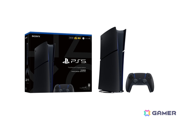 ミッドナイト ブラック仕様の日本語専用PS5 デジタル・エディションが11月19日に発売！ディスクドライブも同日発売の画像1