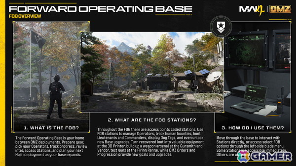 「Call of Duty: Modern Warfare 4」DMZモードで登場する前哨基地（FOB）の詳細が公開！DMZモードの先行アクセスは10月21日からの画像2