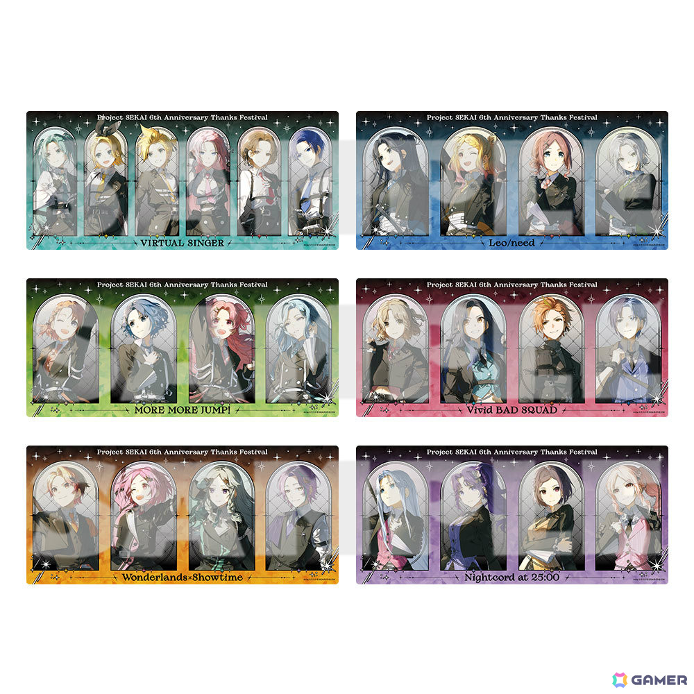 「プロジェクトセカイ 6th Anniversary 感謝祭」事後物販が開始!ペンライトをはじめTシャツ、アクスタ、デスクマットなど多数のグッズがラインナップの画像