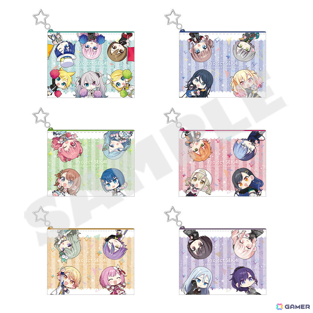 「プロジェクトセカイ 6th Anniversary 感謝祭」事後物販が開始!ペンライトをはじめTシャツ、アクスタ、デスクマットなど多数のグッズがラインナップの画像