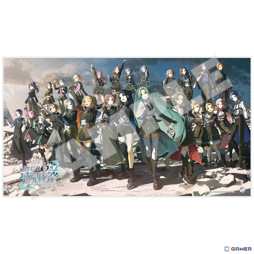 「プロジェクトセカイ 6th Anniversary 感謝祭」事後物販が開始!ペンライトをはじめTシャツ、アクスタ、デスクマットなど多数のグッズがラインナップの画像