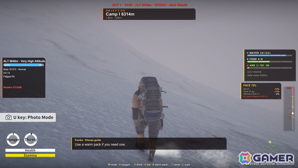 1:1で再現されたエベレストの登頂を目指す登山サバイバルゲーム「Everest: Survival Simulator」が10月29日に発売!の画像