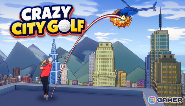 最大8人で楽しめるハチャメチャなゴルフゲーム「Crazy City Golf」が10月26日に配信！自動生成される街を舞台に打数勝負や陣取りなどが楽しめるの画像1