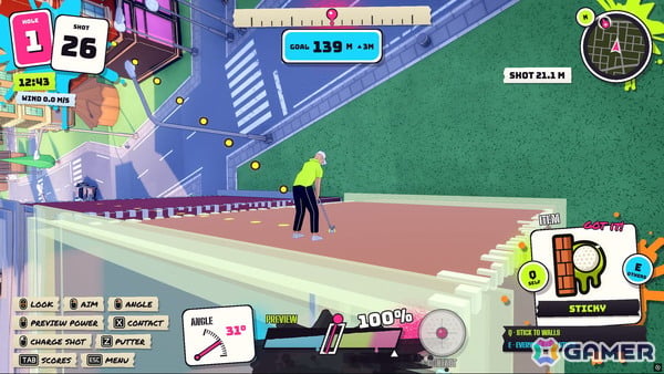 最大8人で楽しめるハチャメチャなゴルフゲーム「Crazy City Golf」が10月26日に配信！自動生成される街を舞台に打数勝負や陣取りなどが楽しめるの画像