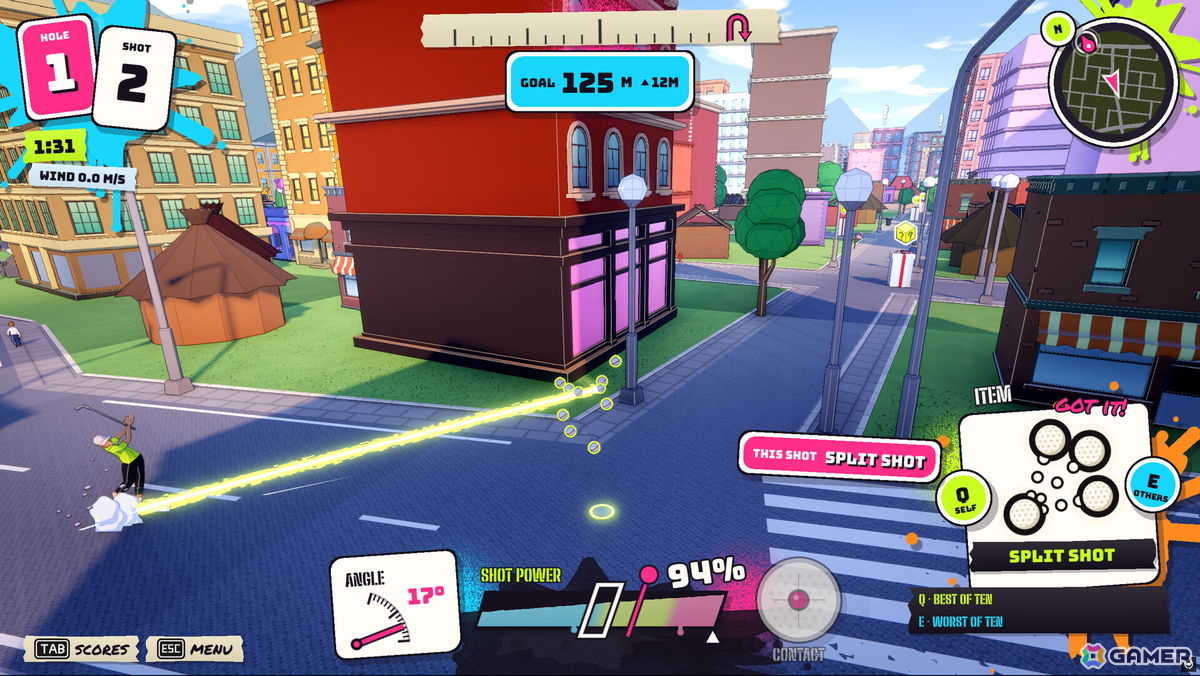 最大8人で楽しめるハチャメチャなゴルフゲーム「Crazy City Golf」が10月26日に配信！自動生成される街を舞台に打数勝負や陣取りなどが楽しめるの画像5