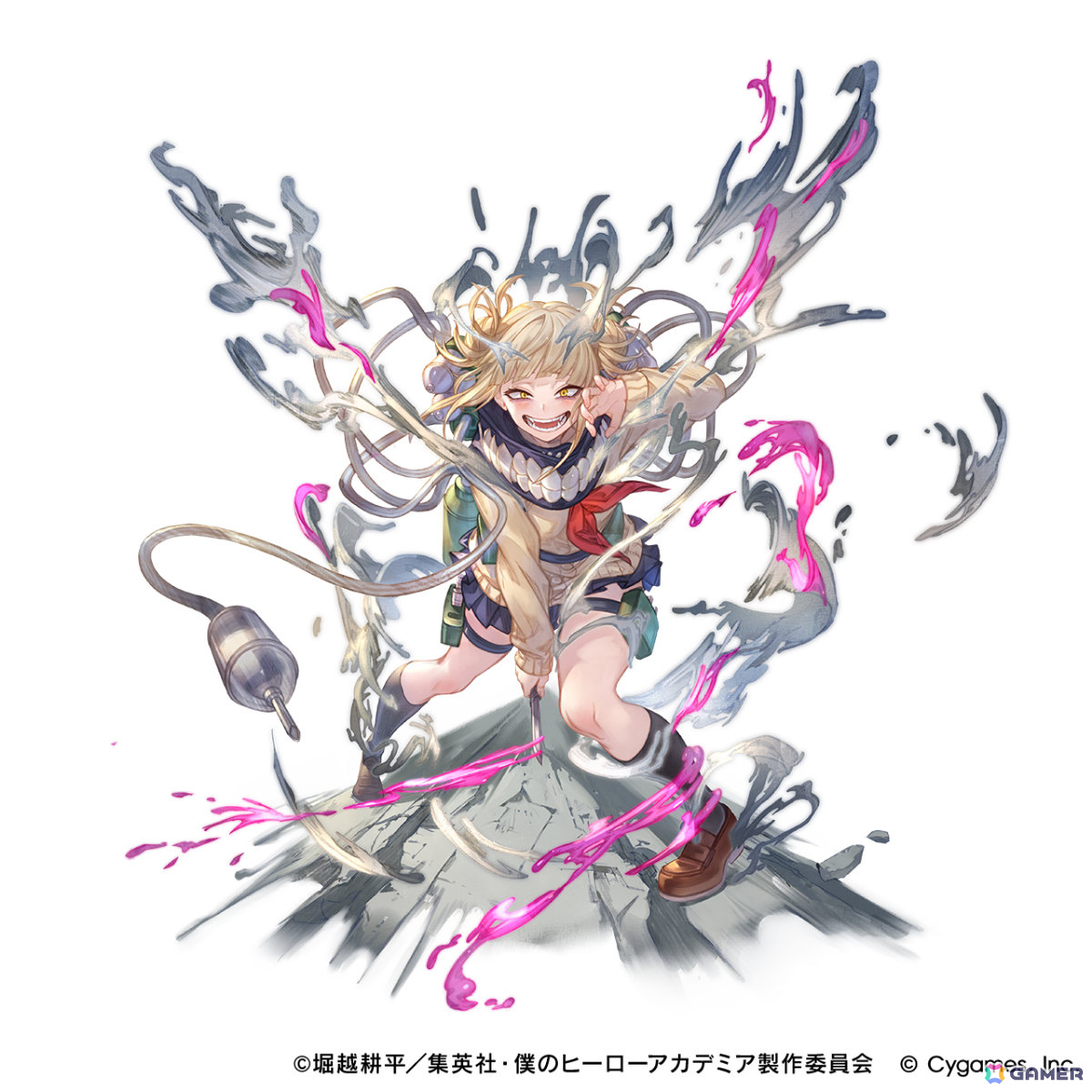 「グラブル」×アニメ「ヒロアカ」の復刻コラボは10月14日17時より開催！緑谷出久、爆豪勝己、トガヒミコが仲間にの画像