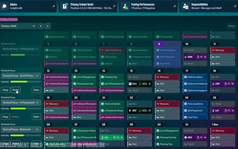 「Football Manager 27」トレーニングと戦術の詳細を解説する動画が公開!新システム「戦術の有効性」も紹介