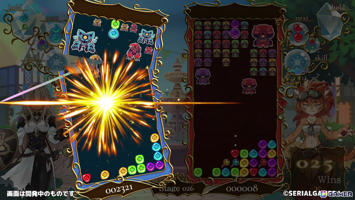 クセありスキルで一発逆転!ほのぼのファンタジー×落ち物パズル「パズまお~Puzzle and Magical Overlord~」が10月20日に配信の画像