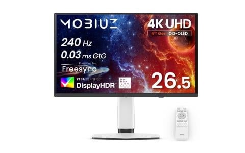BenQ「MOBIUZ EX271UZ」が136,400円に！4K/240Hz対応の量子ドット有機ELモニターがAmazonでセール