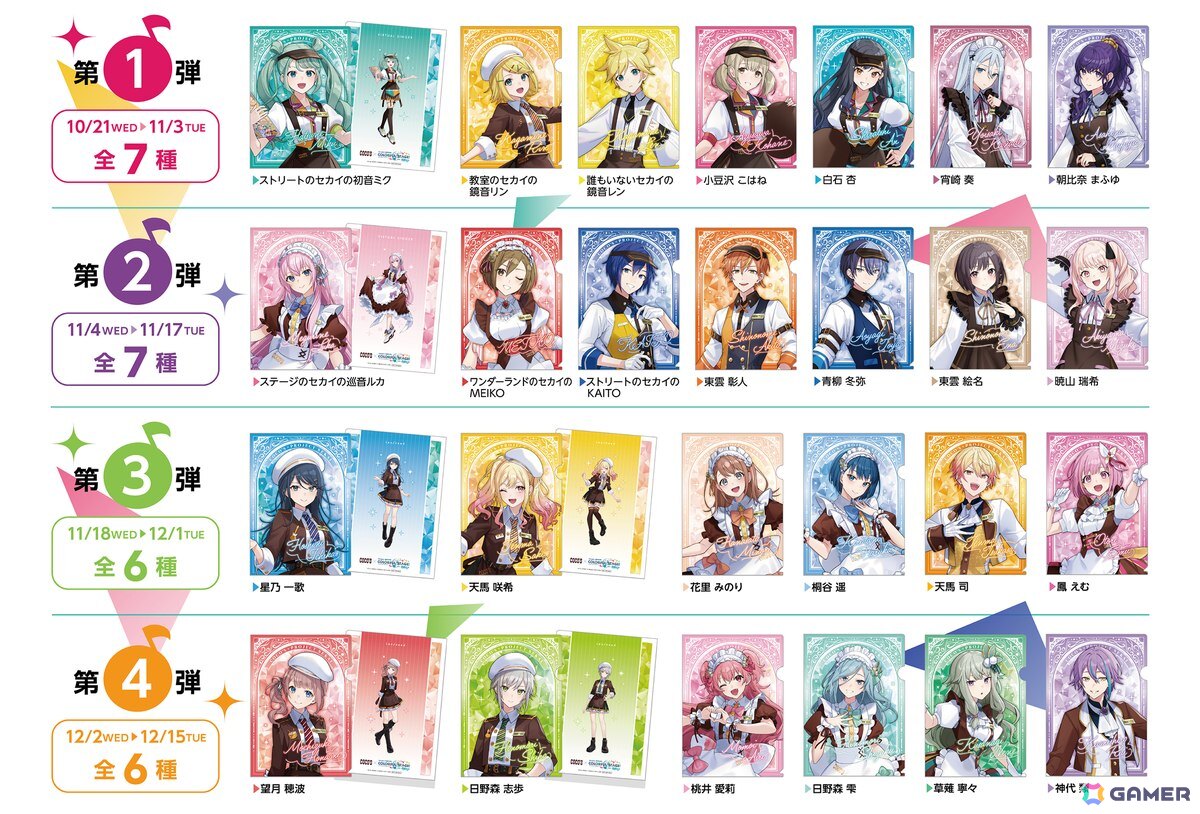 「プロセカ」とココスのコラボ「ココスへようこそ!カラフルなおいしさをあなたに♪キャンペーン」が10月21日より開催!の画像