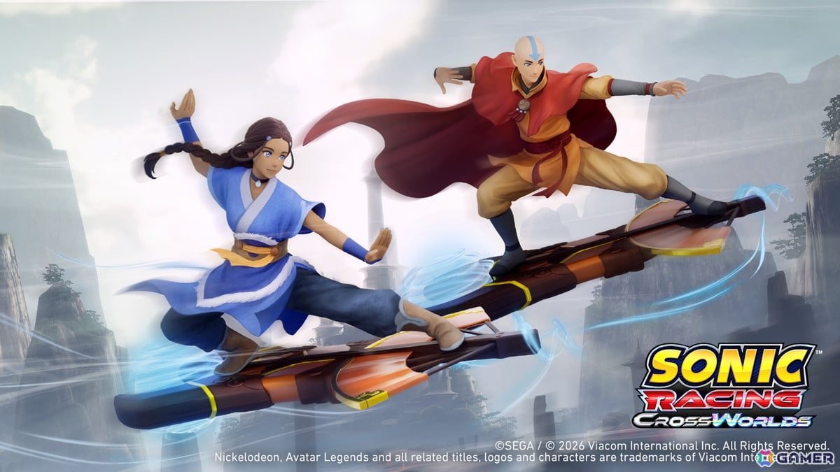 「ソニックレーシング クロスワールド」の有償DLC第6弾「アバター伝説 パック」が配信！10月16日からはイベント「アバター伝説フェスタ」も開催の画像