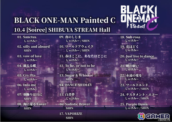「ブラスタ」チームC単独ライブ「BLACK ONE-MAN Painted C」の公式レポートが公開！「Casting Series」のフルボイス化も発表の画像11