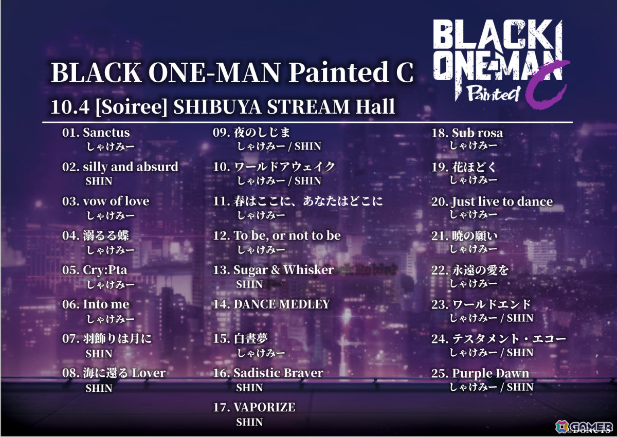 「ブラスタ」チームC単独ライブ「BLACK ONE-MAN Painted C」の公式レポートが公開!「Casting Series」のフルボイス化も発表の画像