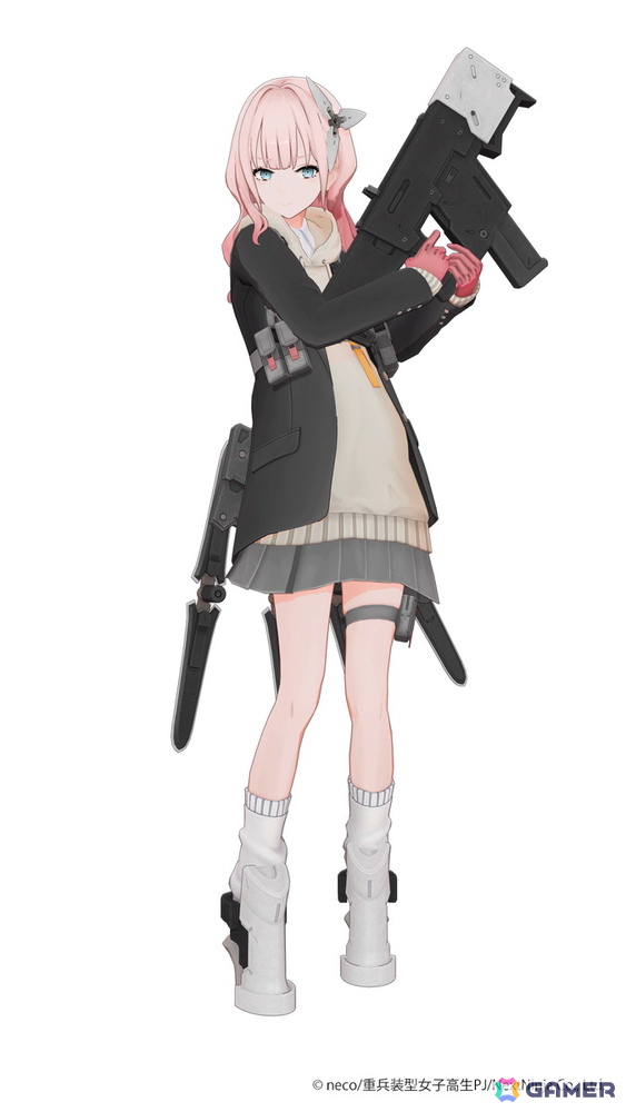 neco氏によるイラストシリーズ「重兵装型女子高生」のiOS/Android向けアプリ「JJK: 重兵装型女子高生 ワードレスレコード」がリリース決定！の画像4