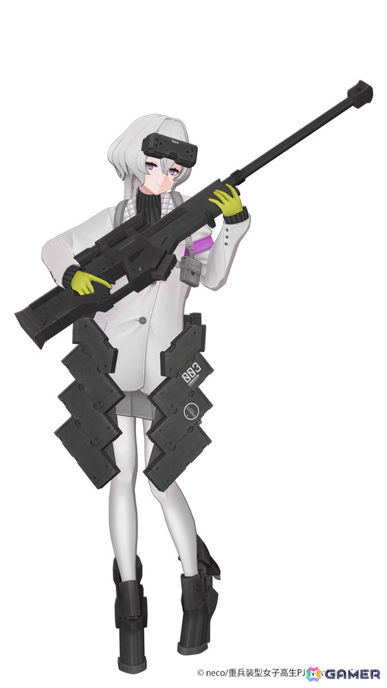 neco氏によるイラストシリーズ「重兵装型女子高生」のiOS/Android向けアプリ「JJK: 重兵装型女子高生 ワードレスレコード」がリリース決定！の画像5