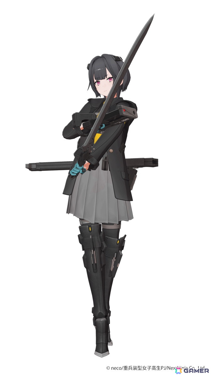 neco氏によるイラストシリーズ「重兵装型女子高生」のiOS/Android向けアプリ「JJK: 重兵装型女子高生 ワードレスレコード」がリリース決定!の画像